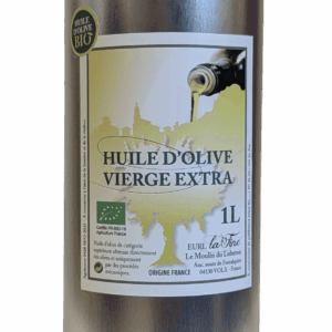 Huile d’Olive Vierge Extra Bio – bidon alu 1 l