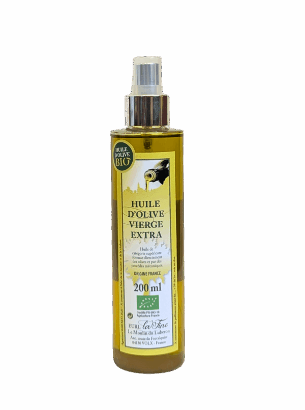 Huile d'Olive Vierge Extra Bio - Pulvérisateur 200 ml