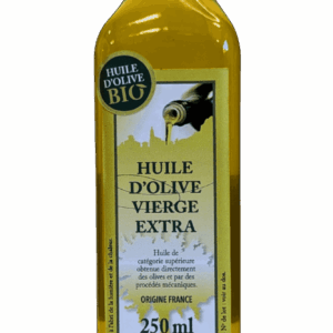 Huile d’Olive Vierge Extra Bio – bouteille 250 ml
