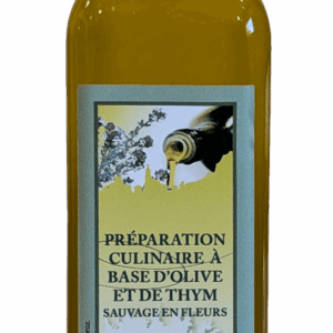 Préparation culinaire à base d'Olive et de Thym Bio - bouteille 250 ml