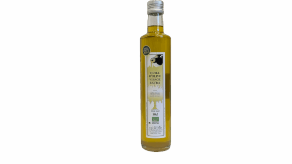 Huile d’Olive Vierge Extra Bio – bouteille 50 cl