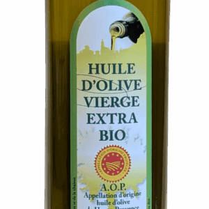 Huile d'Olive Vierge Extra AOP Fruité vert Bio – bouteille 50 cl