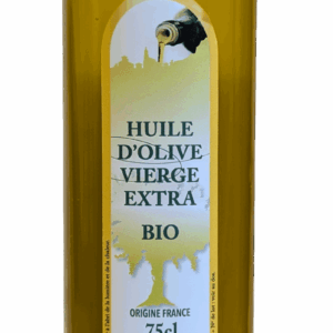 Huile d'Olive Vierge Extra Fruité mûr Bio – bouteille 75 cl