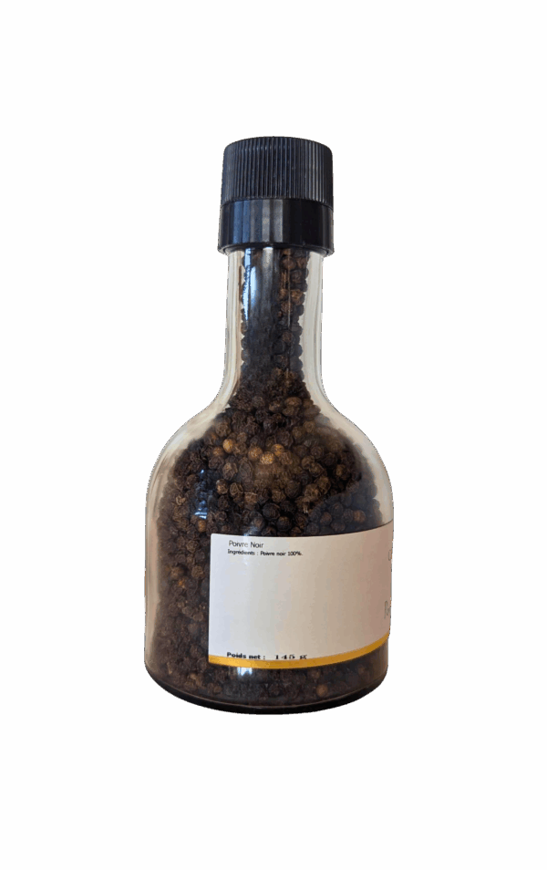 Poivre Noir - Moulin de 145 gr - Rechargeable & Empilable sur Vinaigre – Image 2