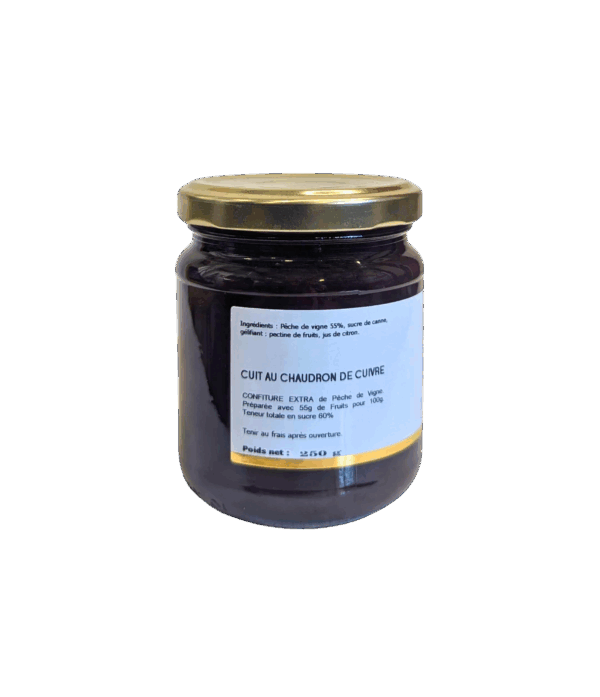 Confiture Pêches de Vignes - pot de 250 gr – Image 2