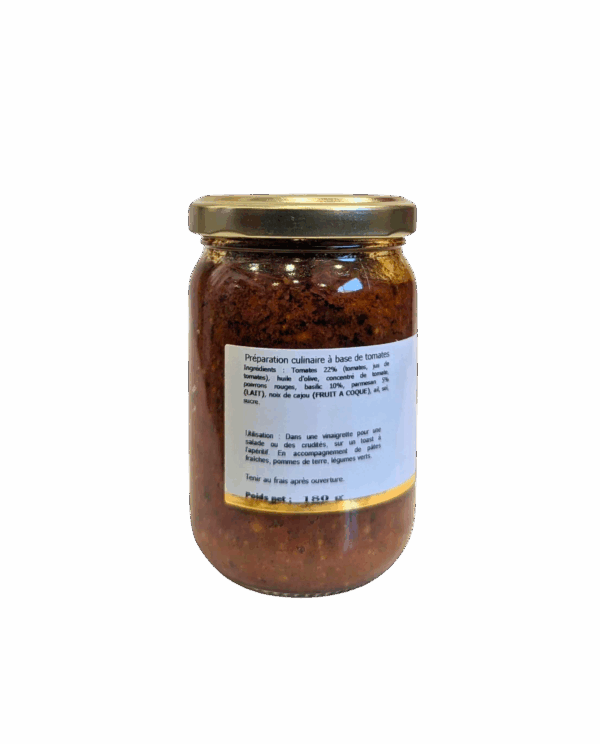 Délice de Tomate, Basilic & Parmesan - pot de 180 gr – Image 2