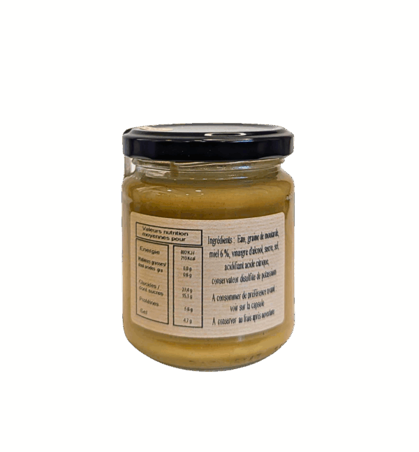 Moutarde au Miel - pot de 200 gr brouillon – Image 2