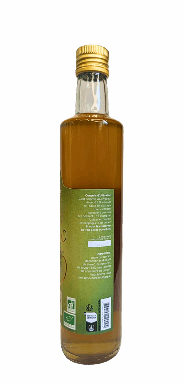 Sirop de Garrigue Bio - bouteille de 50 cl – Image 3