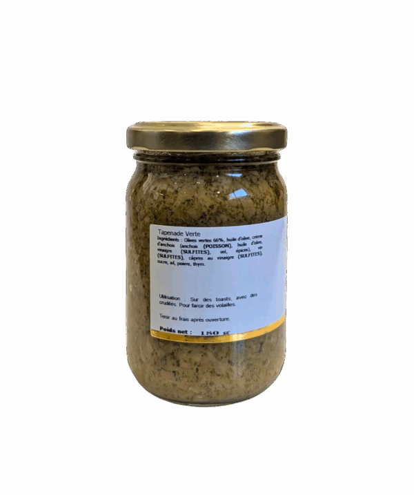 Tapenade Verte - pot de 180 gr – Image 2