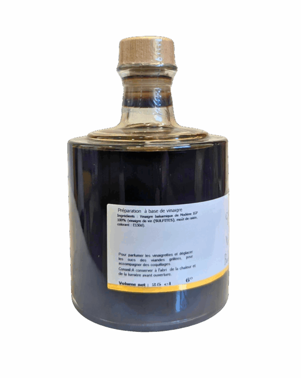 Vinaigre Balsamique Empilable - bouteille de 25 cl – Image 2
