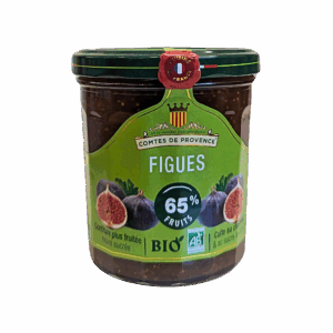 Confiture de Figues Bio Allégée en sucres- pot de 350 gr
