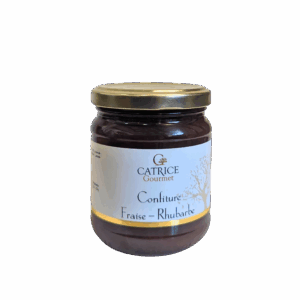 Confiture Fraise et Rhubarbe - pot de 250 gr