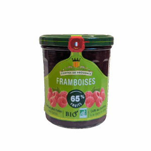 Confiture de Framboise Bio Allégée en sucres- pot de 350 gr