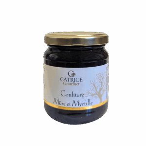 Confiture Mûre et Myrtille - pot de 250 gr
