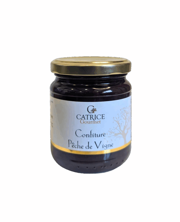 Confiture Pêches de Vignes - pot de 250 gr