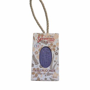Savon Corde Exfoliant aux Fleurs de Lavandin - 200 gr
