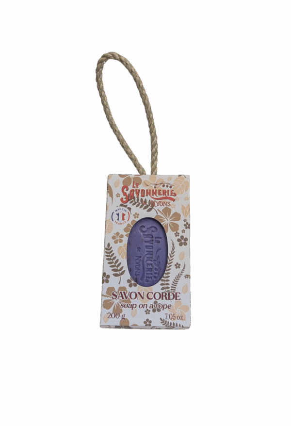 Savon Corde Exfoliant aux Fleurs de Lavandin - 200 gr
