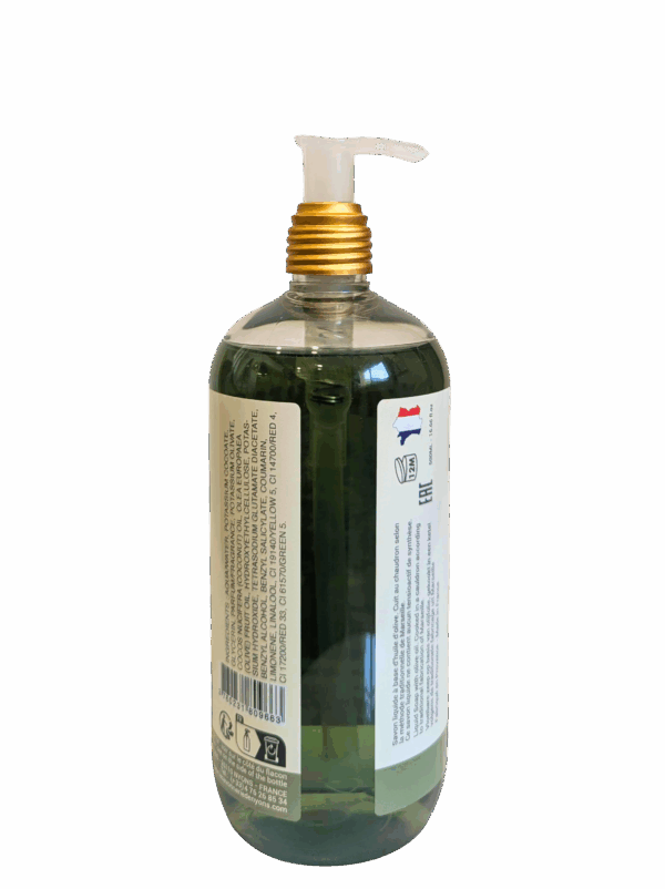 Savon Liquide  Olive - Flacon pompe de 500 ml – Image 2