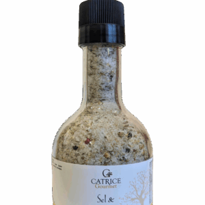 Sel & Garrigue Poivrée - Moulin de 270 gr - Rechargeable & Empilable sur Vinaigre