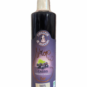 Sirop de Cassis Bio - bouteille de 50 cl