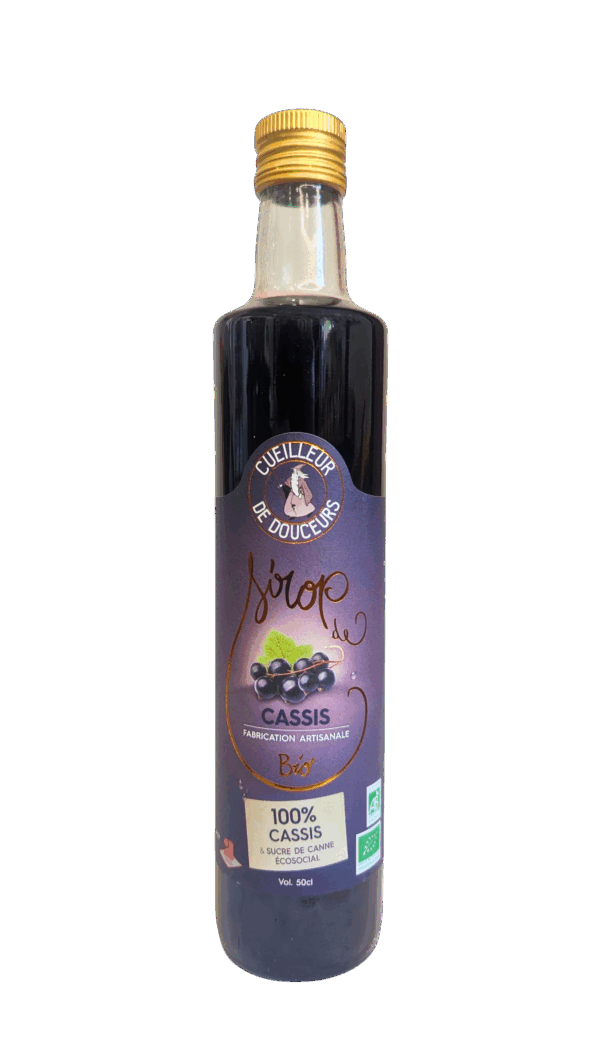 Sirop de Cassis Bio - bouteille de 50 cl