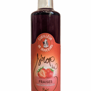 Sirop de Fraises Bio - bouteille de 50 cl