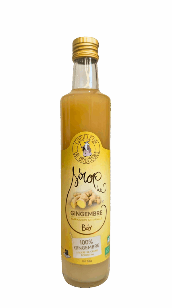 Sirop de Gingembre Bio - bouteille de 50 cl