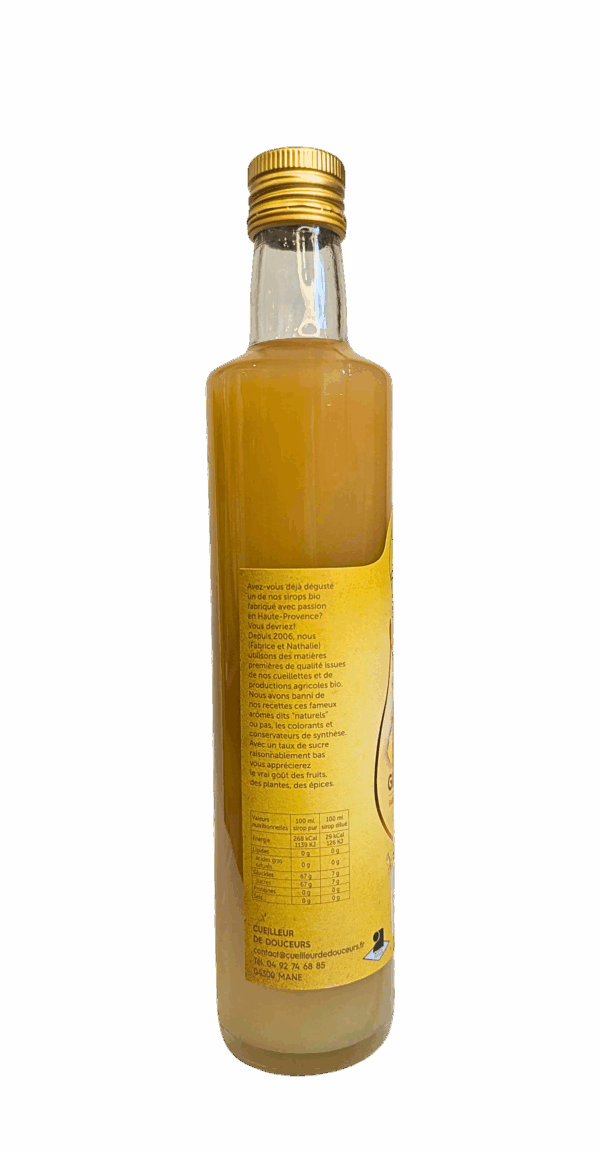 Sirop de Gingembre Bio - bouteille de 50 cl – Image 2