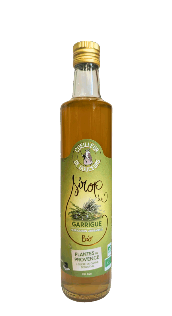 Sirop de Garrigue Bio - bouteille de 50 cl
