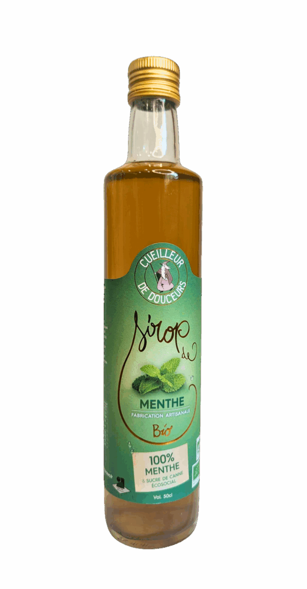 Sirop de Menthe Bio - bouteille de 50 cl