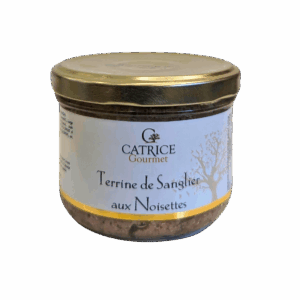 Terrine de Sanglier aux Noisettes - pot de 200 gr