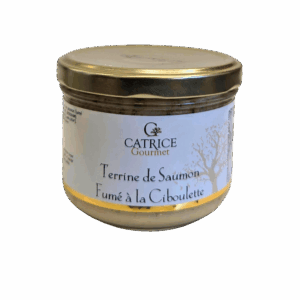 Terrine de Saumon Fumé à la Ciboulette - pot de 200 gr