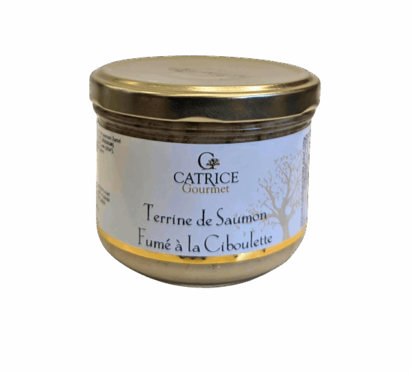 Terrine de Saumon Fumé à la Ciboulette - pot de 200 gr