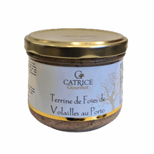Terrine de Foies de Volailles au Porto - pot de 200 gr