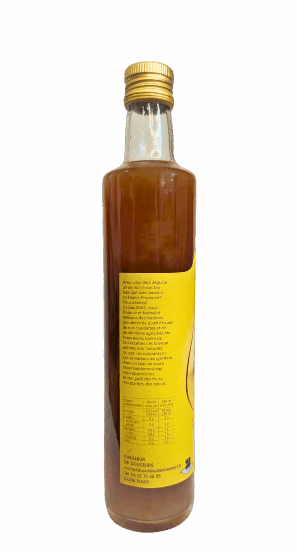 Sirop de Citron Bio - bouteille de 50 cl – Image 2