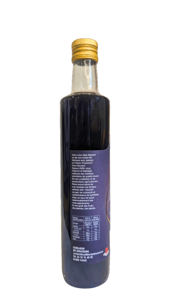 Sirop de Cassis Bio - bouteille de 50 cl – Image 2